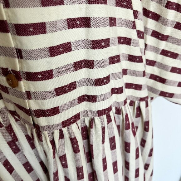 Eleanor Dress in Dobby Dot Print - Picture 4 of 8